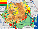 ルーマニアワイン生産地地図