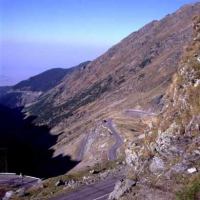 ルーマニアの自然保護地区山岳地帯